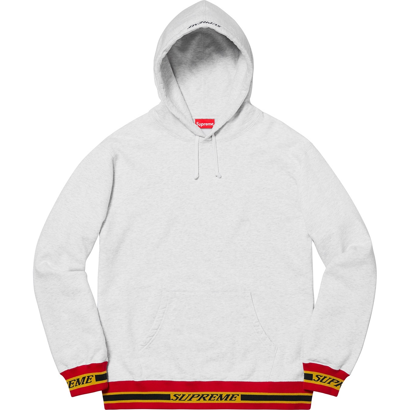 Striped Rib Hooded Sweatshirt view 4